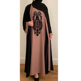 2 IN 1 NOORA ABAYA BEIGE