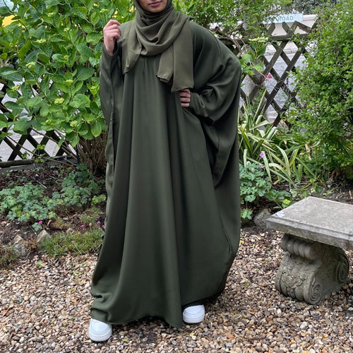 BUTTERFLY ABAYA KHAKI