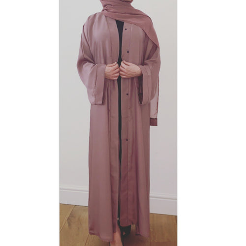 OPEN ABAYA BLUSH