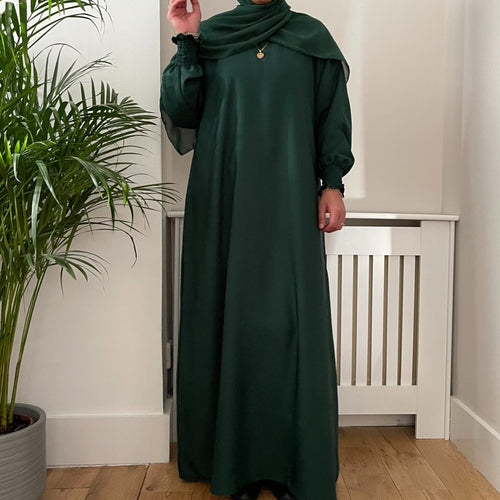 AROUS ABAYA FOREST GREEN