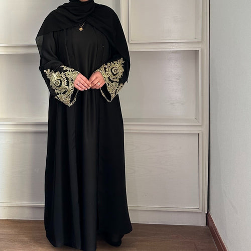 GOLD LACE ABAYA