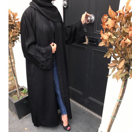 JANNAT EMBELLISHED ABAYA WITH BUTTONS
