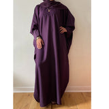 PLUM BUTTERFLY ABAYA