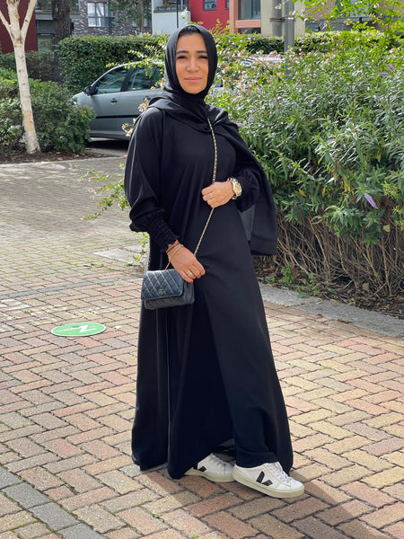 BLACK FARASHA ABAYA