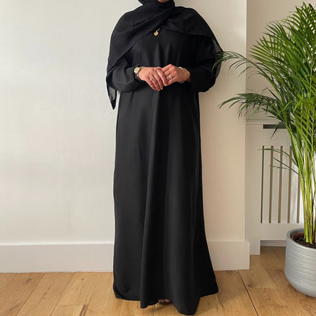 JANNAT EMBELLISHED ABAYA WITH BUTTONS