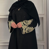 GOLD LACE ABAYA