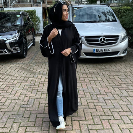 JANNAT EMBELLISHED ABAYA WITH BUTTONS