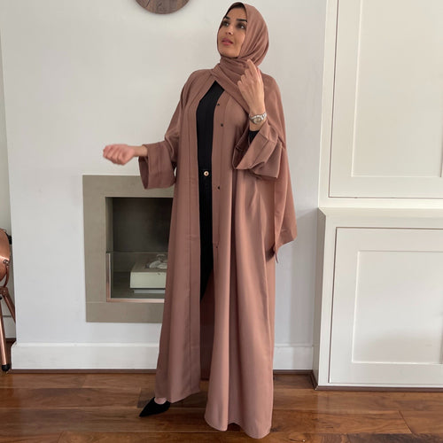 OPEN ABAYA BEIGE