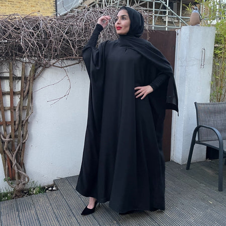 JANNAT EMBELLISHED ABAYA WITH BUTTONS
