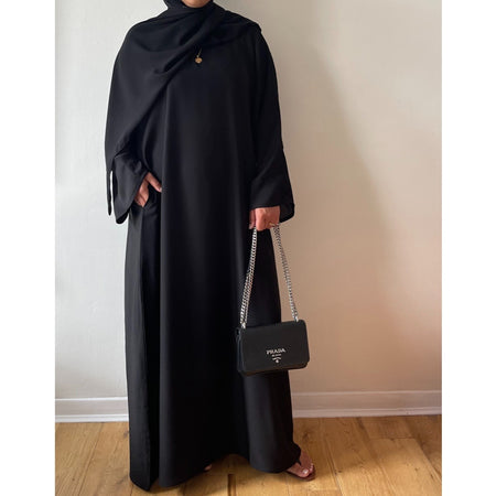 BLACK FARASHA ABAYA