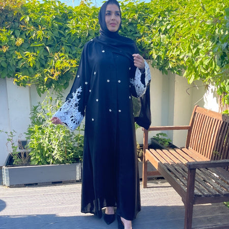 JANNAT EMBELLISHED ABAYA WITH BUTTONS