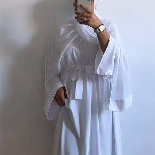 BELLA ABAYA WHITE