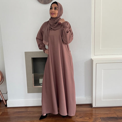 AROUS ABAYA BEIGE