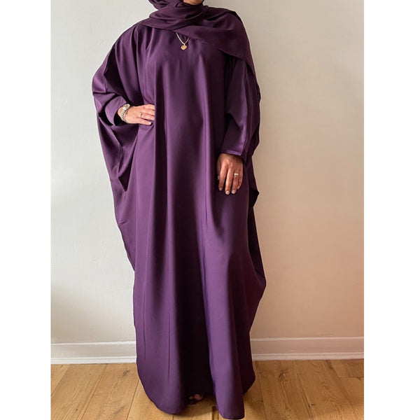 PLUM BUTTERFLY ABAYA