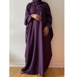 PLUM BUTTERFLY ABAYA