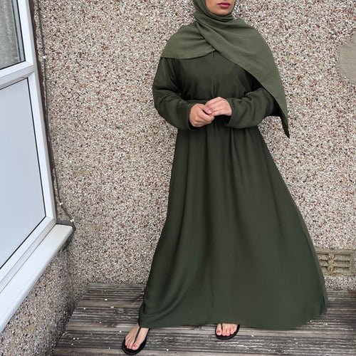 YASMIN ABAYA KHAKI