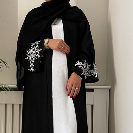 JANNAT EMBELLISHED ABAYA WITH BUTTONS