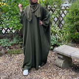 BUTTERFLY ABAYA KHAKI