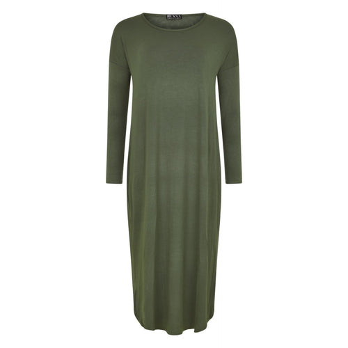 FLOATER DRESS KHAKI - Husna Collections