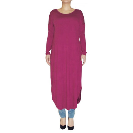 FLOATER DRESS BURGUNDY
