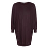 HIGH LOW BATWING TOPS MAROON - Husna Collections