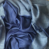 LUXURY REVERSIBLE BLUE/GREY - Husna Collections