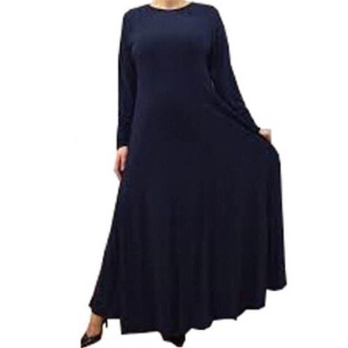 UMBRELLA NAVY ABAYA - Husna Collections